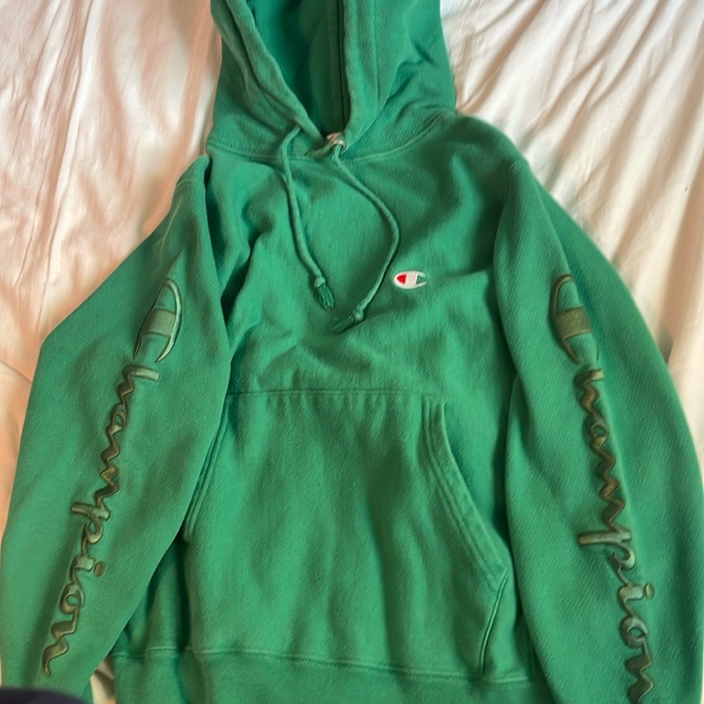 Vintage Green Champion Sweatshirt